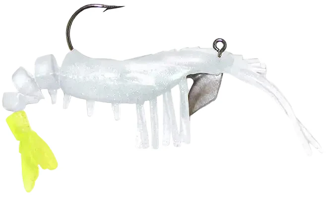 Egret Vudu Jumbo Shrimp 4" Pre-Rigged Soft Lures - 2 pc. - Image 6
