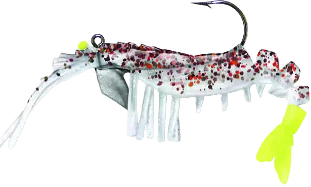 Egret Vudu Baby Shrimp 2" Pre-Rigged Soft Lures - 2 pc. - Image 2