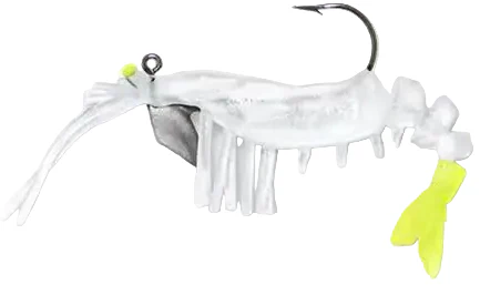Egret Vudu Baby Shrimp 2" Pre-Rigged Soft Lures - 2 pc. - Image 4