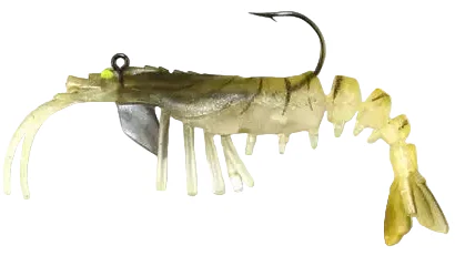 Egret Vudu Baby Shrimp 2" Pre-Rigged Soft Lures - 2 pc. - Image 7