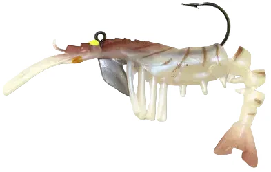 Egret Vudu Baby Shrimp 2" Pre-Rigged Soft Lures - 2 pc. - Image 8