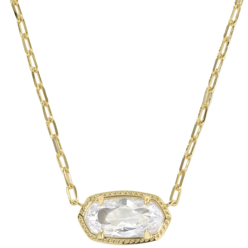 Kendra Scott Elisa Luxe Gold Short Pendant Necklace - Image 2
