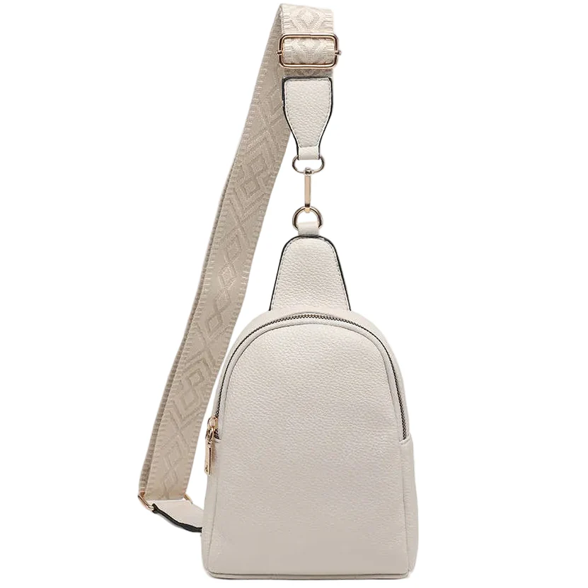 Jen & Co. Ellen Guitar Strap Vegan Leather Sling Bag - Image 16