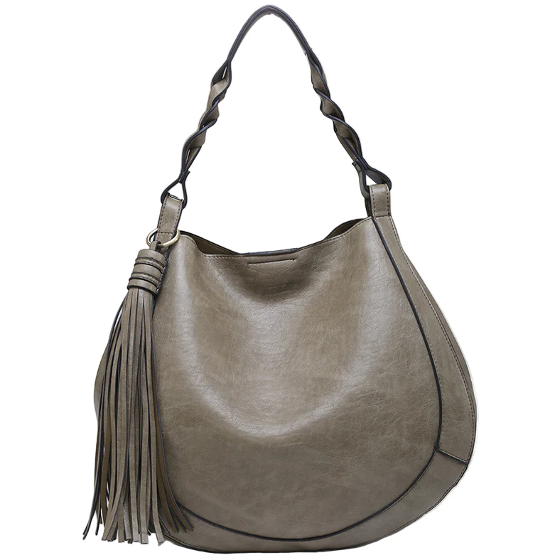Jen & Co. Eloise Tassel Vegan Leather Hobo Bag - Image 5