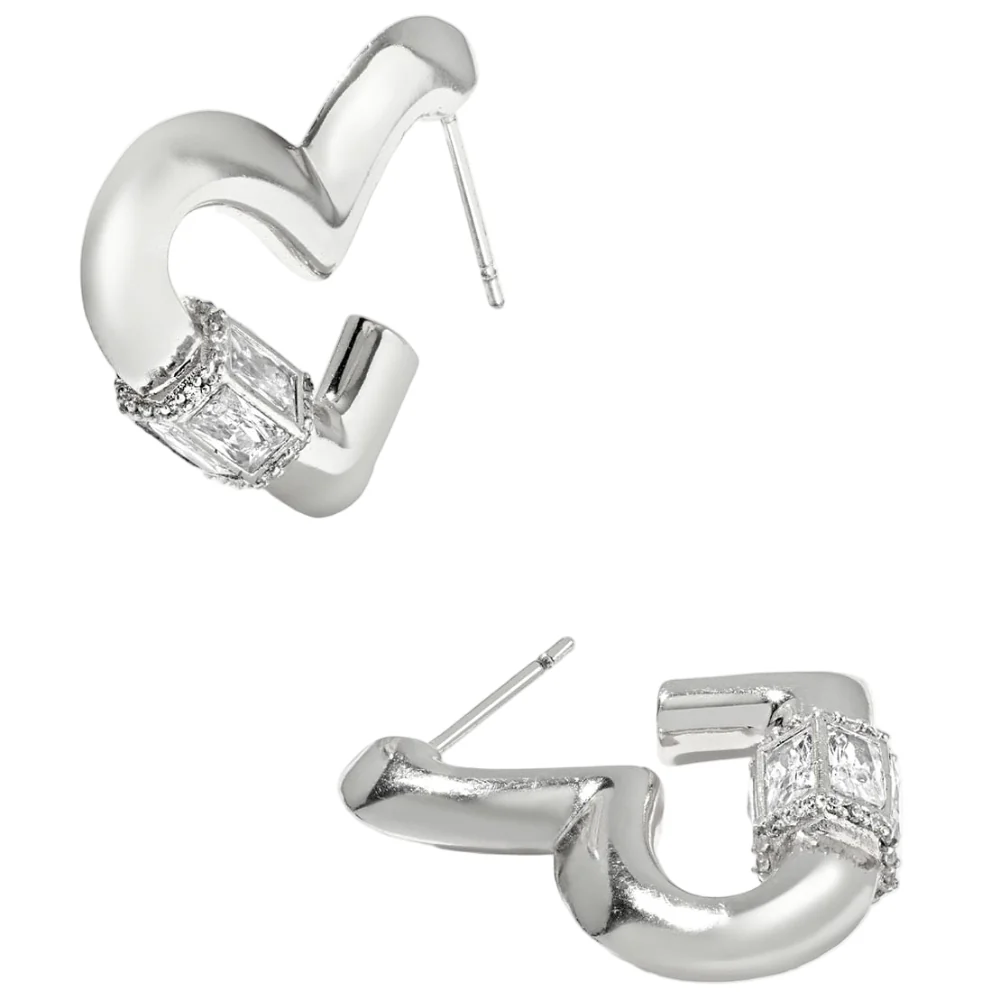 Kendra Scott Emery Heart Hoop Earrings - Image 2