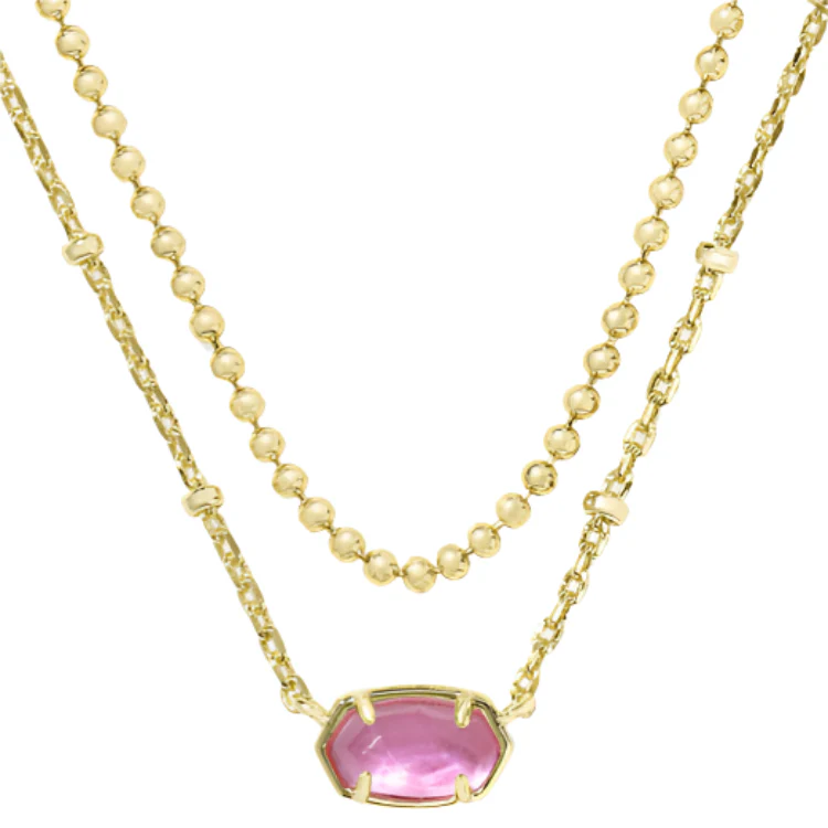 Kendra Scott Emilie Gold Multi-Strand Crystal Necklace - Image 2