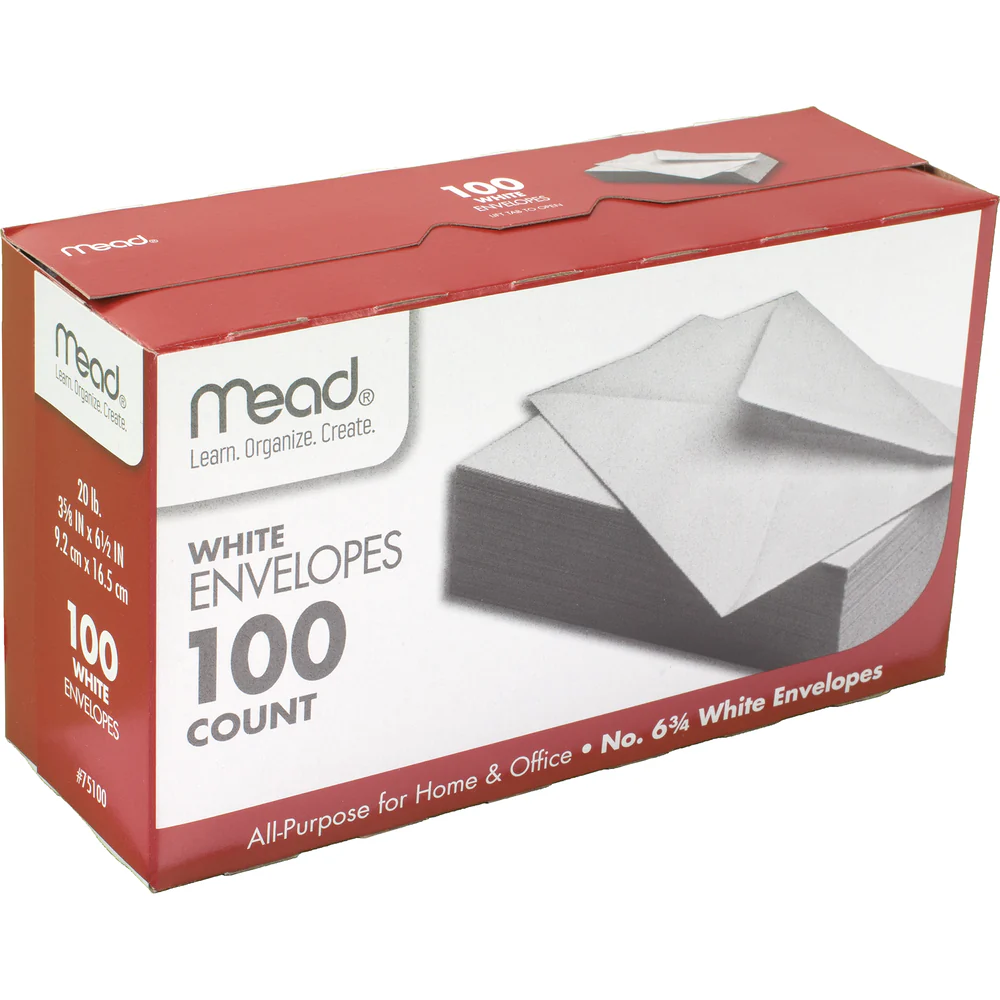 Mead Standard Office Envelopes - White - Image 2