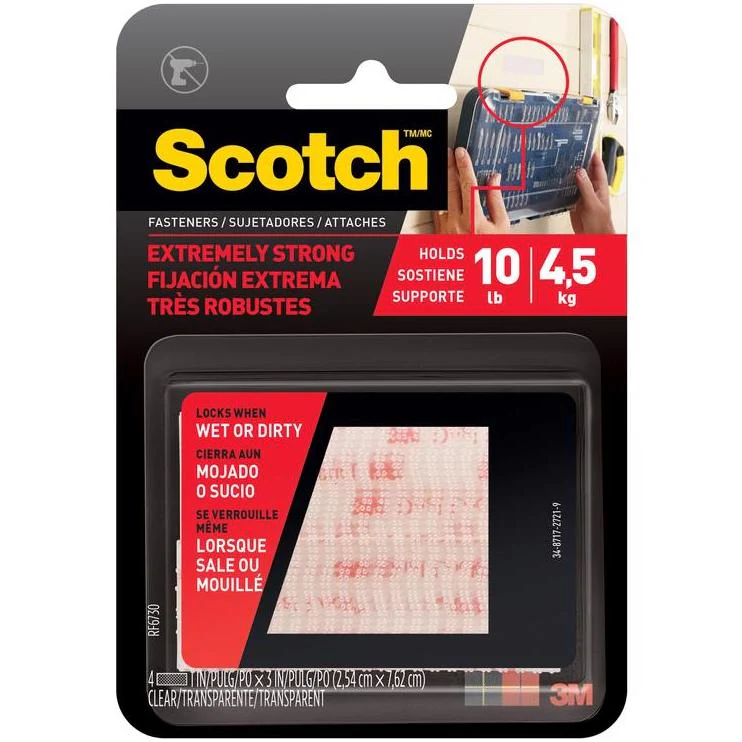 Scotch Extreme Dual-Lock Hook & Loop Fastener - Image 2