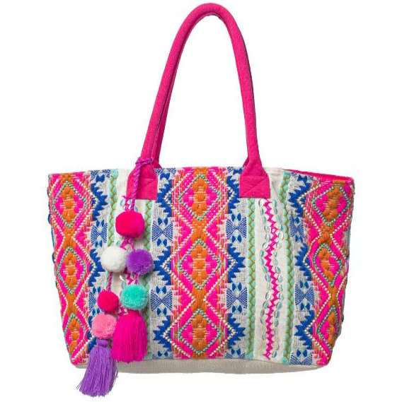 Jane Marie Full-Size Cotton Tote Bags - 22" x 12.5" - Image 2