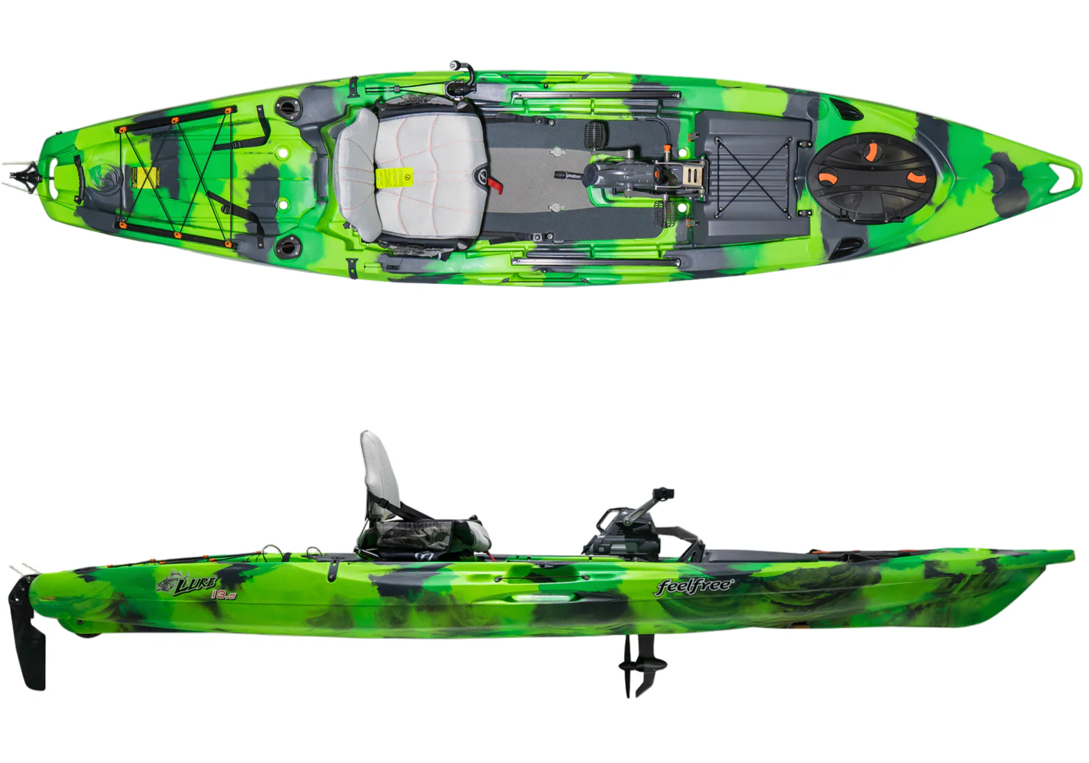 Feelfree Lure 13.5 V2 Kayak w/ Overdrive - Image 3
