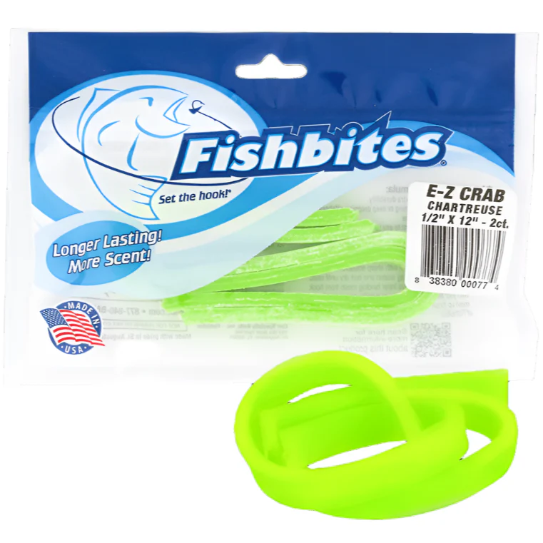Fishbites E-Z Footlong Bait Strips (Crab) - 2 pc. - Image 2