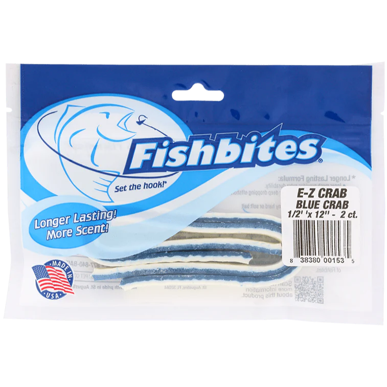 Fishbites E-Z Footlong Bait Strips (Crab) - 2 pc. - Image 5