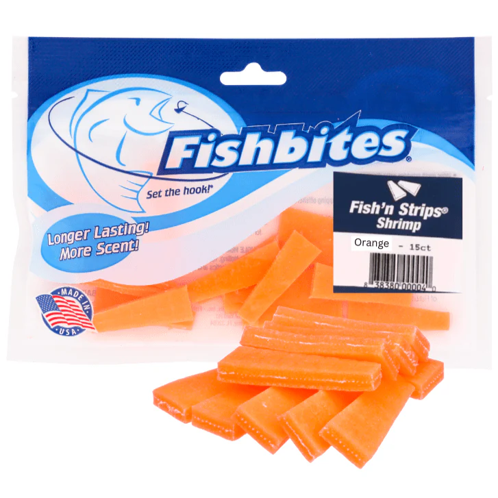 Fishbites Fish'n Strips Bait (Shrimp) - 15 pc. - Image 4