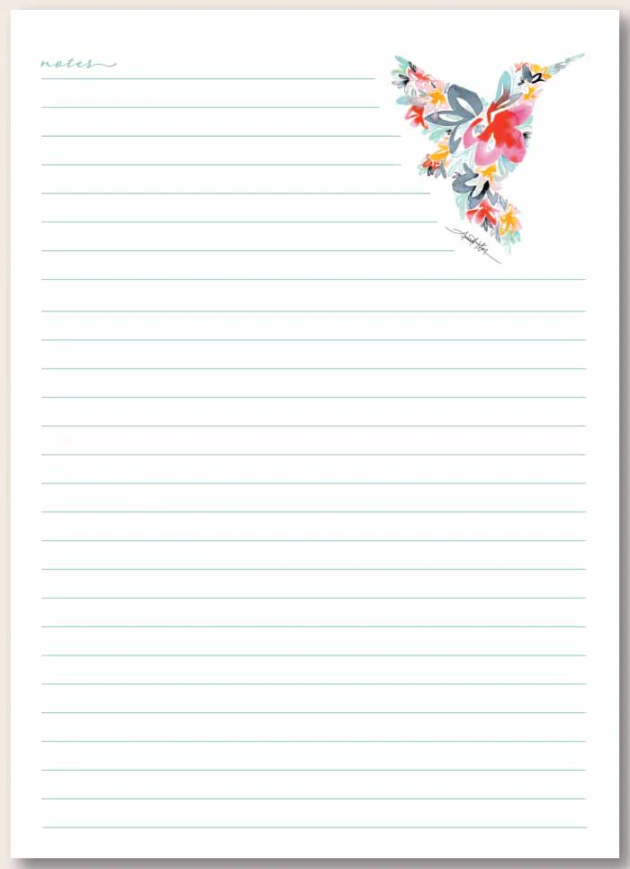 Amanda Klein Desktop Notepads - 5" x 7" - Image 8