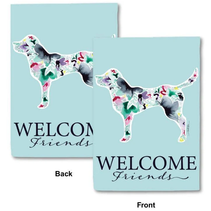 Amanda Klein Double-Sided Polyester "Welcome" Garden Flags - 12" x 18" - Image 10