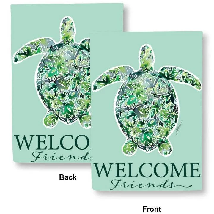 Amanda Klein Double-Sided Polyester "Welcome" Garden Flags - 12" x 18" - Image 11