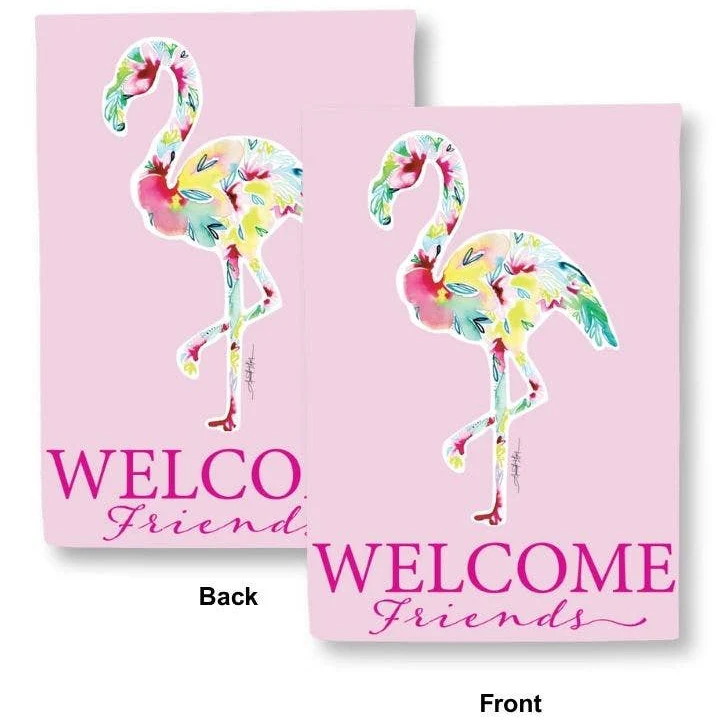 Amanda Klein Double-Sided Polyester "Welcome" Garden Flags - 12" x 18" - Image 8