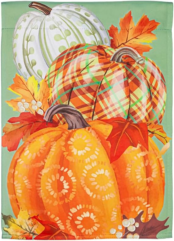 Evergreen Autumn Themed Garden Flags - 12.5" x 18" - Image 3
