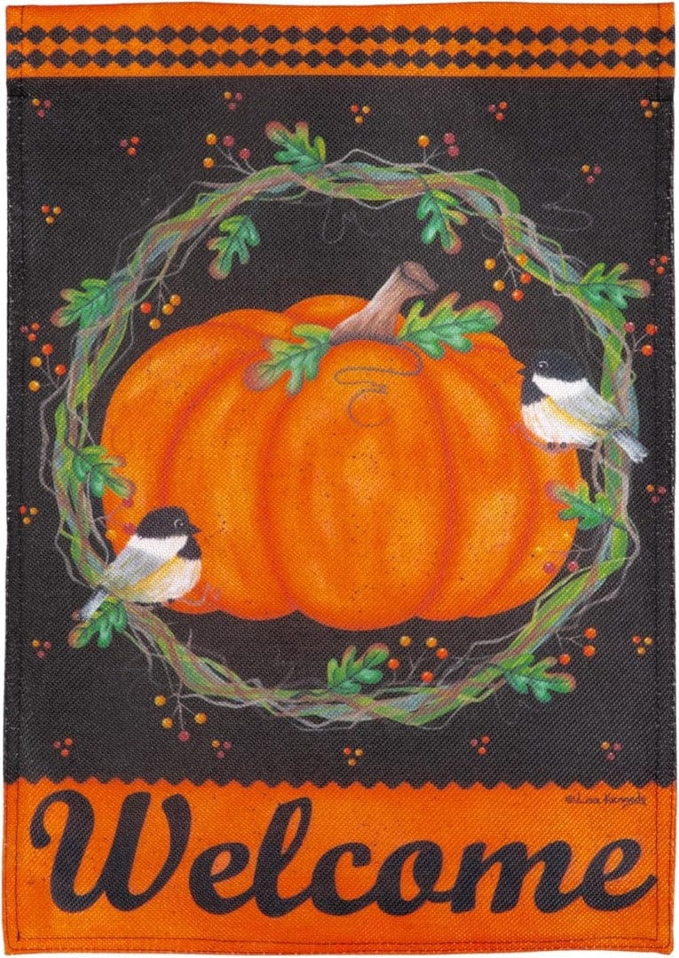 Evergreen Autumn Themed Garden Flags - 12.5" x 18" - Image 9