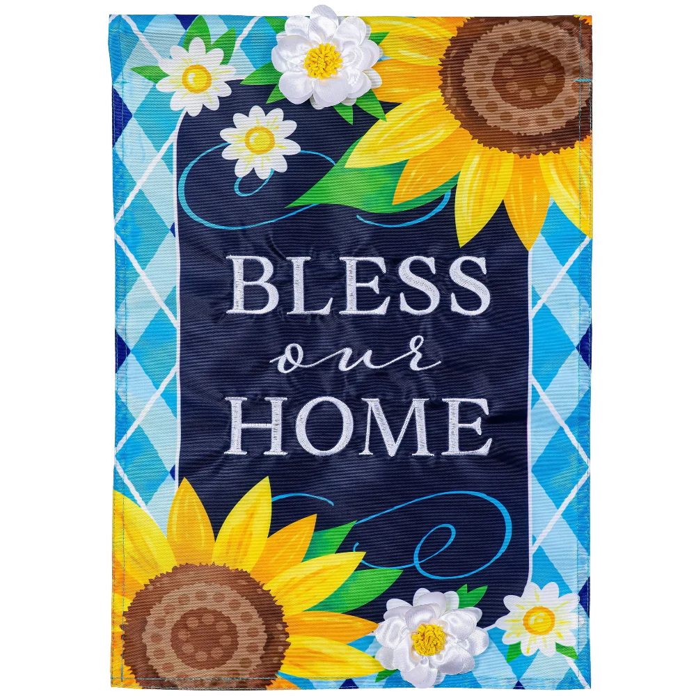 Evergreen Floral Themed Garden Flags - 12.5" x 18" - Image 12