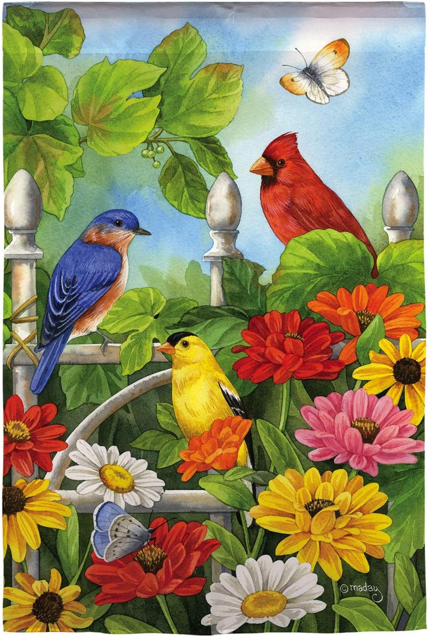 Evergreen Nature & Bird Themed Garden Flags - 12.5" x 18" - Image 12