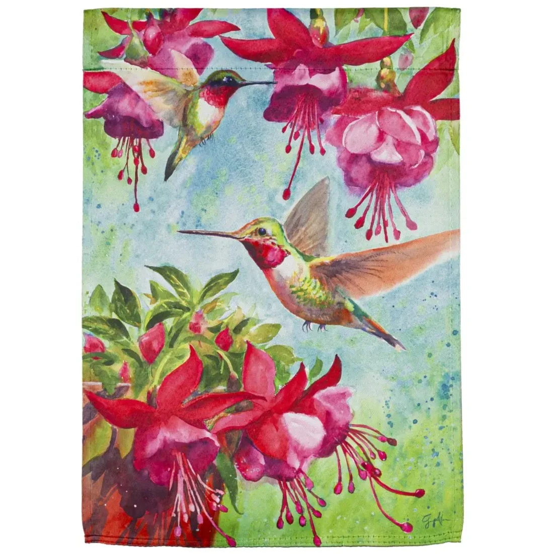 Evergreen Nature & Bird Themed Garden Flags - 12.5" x 18" - Image 9