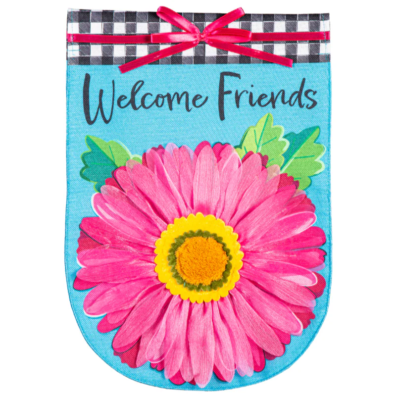 Evergreen "Welcome" Themed Garden Flags - 12.5" x 18" - Image 10