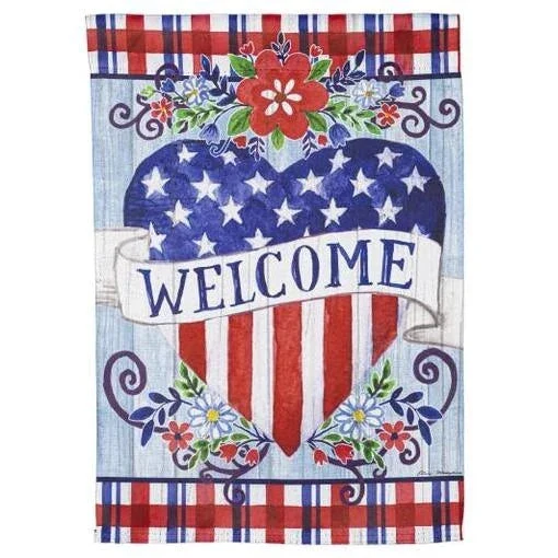 Evergreen "Welcome" Themed Garden Flags - 12.5" x 18" - Image 17