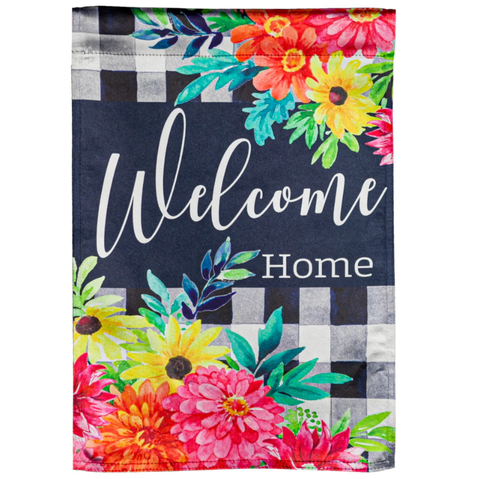 Evergreen "Welcome" Themed Garden Flags - 12.5" x 18" - Image 24