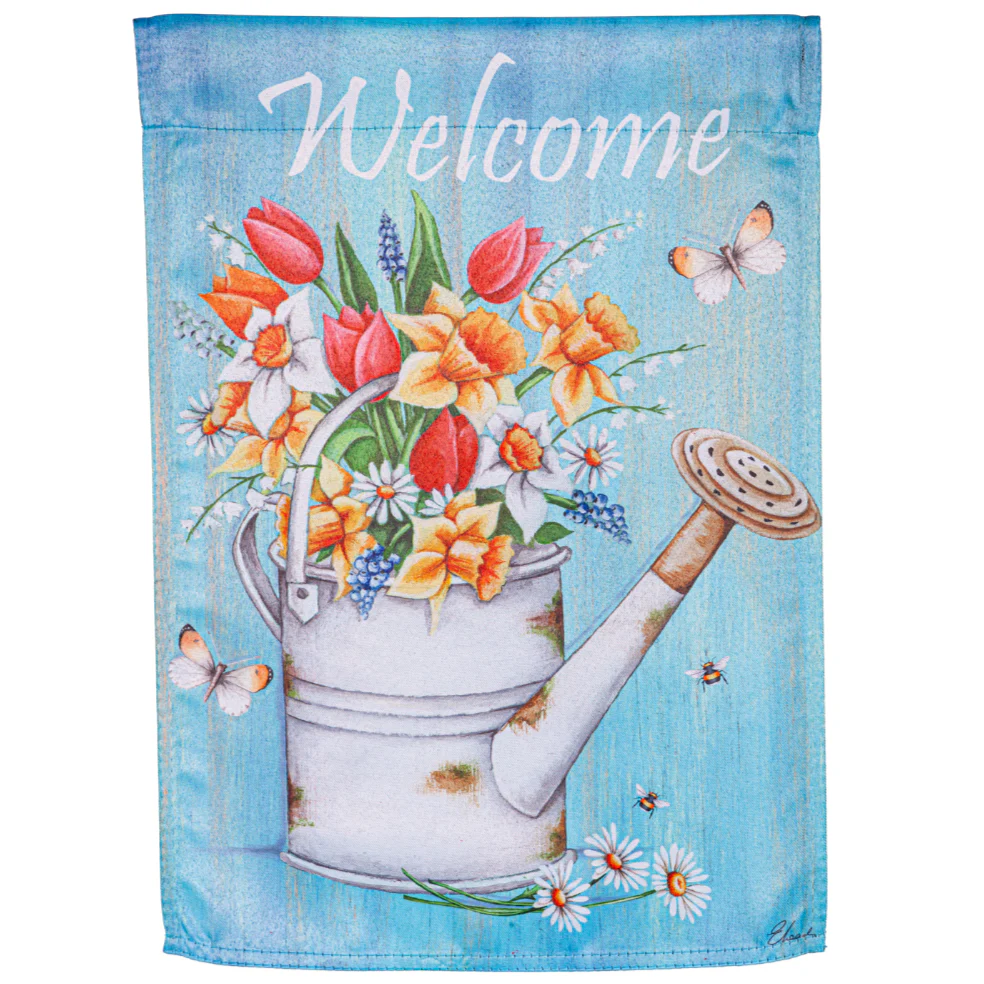 Evergreen "Welcome" Themed Garden Flags - 12.5" x 18" - Image 26