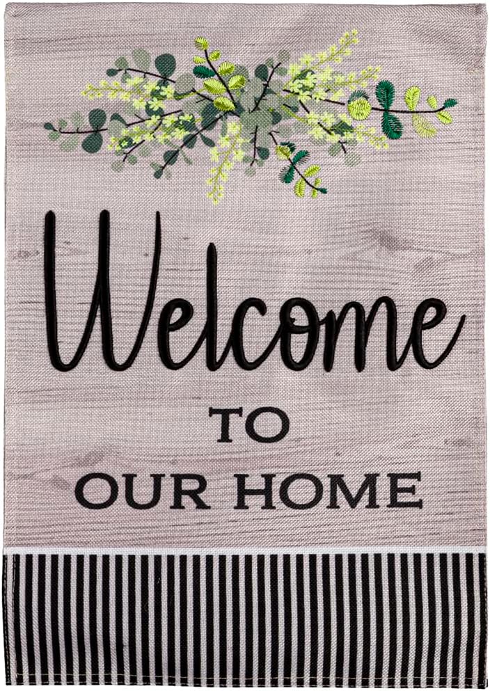 Evergreen "Welcome" Themed Garden Flags - 12.5" x 18" - Image 28