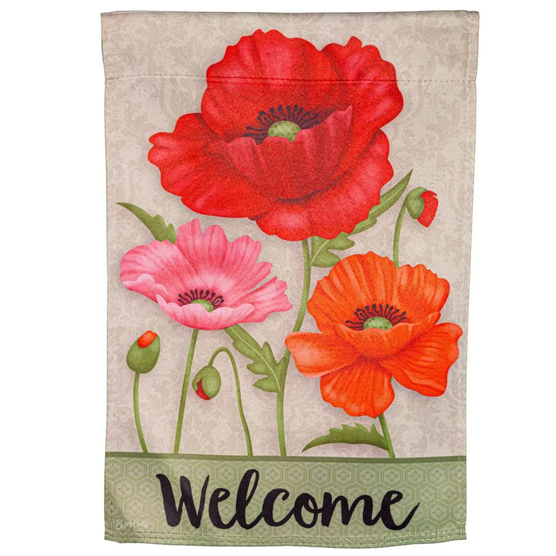 Evergreen "Welcome" Themed Garden Flags - 12.5" x 18" - Image 3