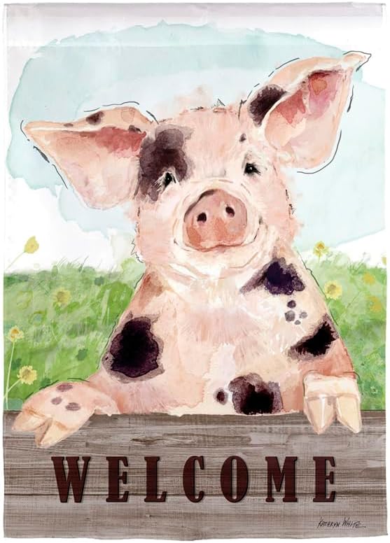 Evergreen "Welcome" Themed Garden Flags - 12.5" x 18" - Image 34