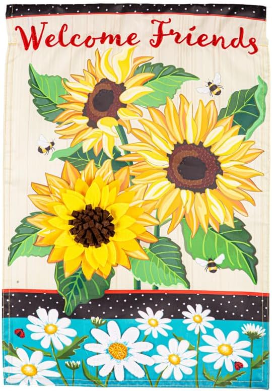 Evergreen "Welcome" Themed Garden Flags - 12.5" x 18" - Image 35