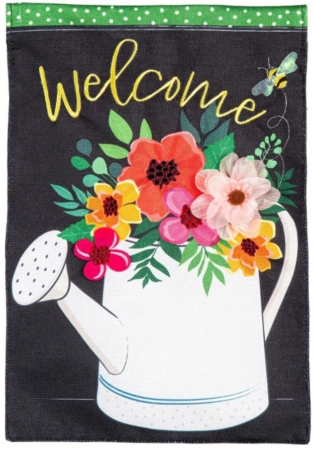 Evergreen "Welcome" Themed Garden Flags - 12.5" x 18" - Image 36