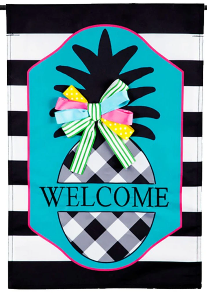 Evergreen "Welcome" Themed Garden Flags - 12.5" x 18" - Image 4