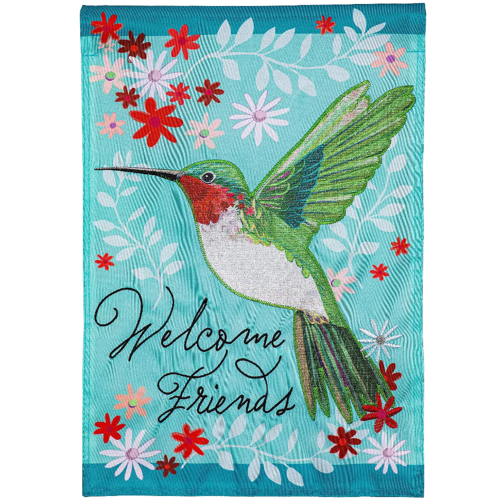 Evergreen "Welcome" Themed Garden Flags - 12.5" x 18" - Image 40