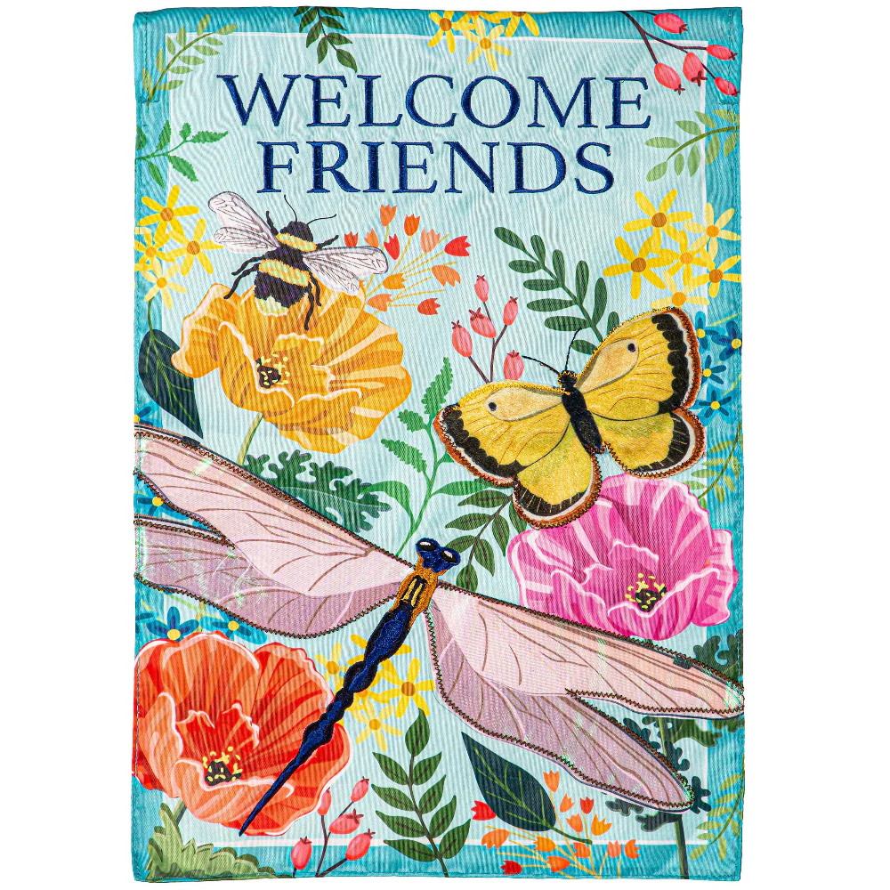 Evergreen "Welcome" Themed Garden Flags - 12.5" x 18" - Image 41