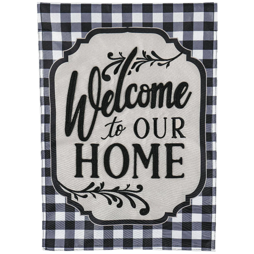 Evergreen "Welcome" Themed Garden Flags - 12.5" x 18" - Image 43