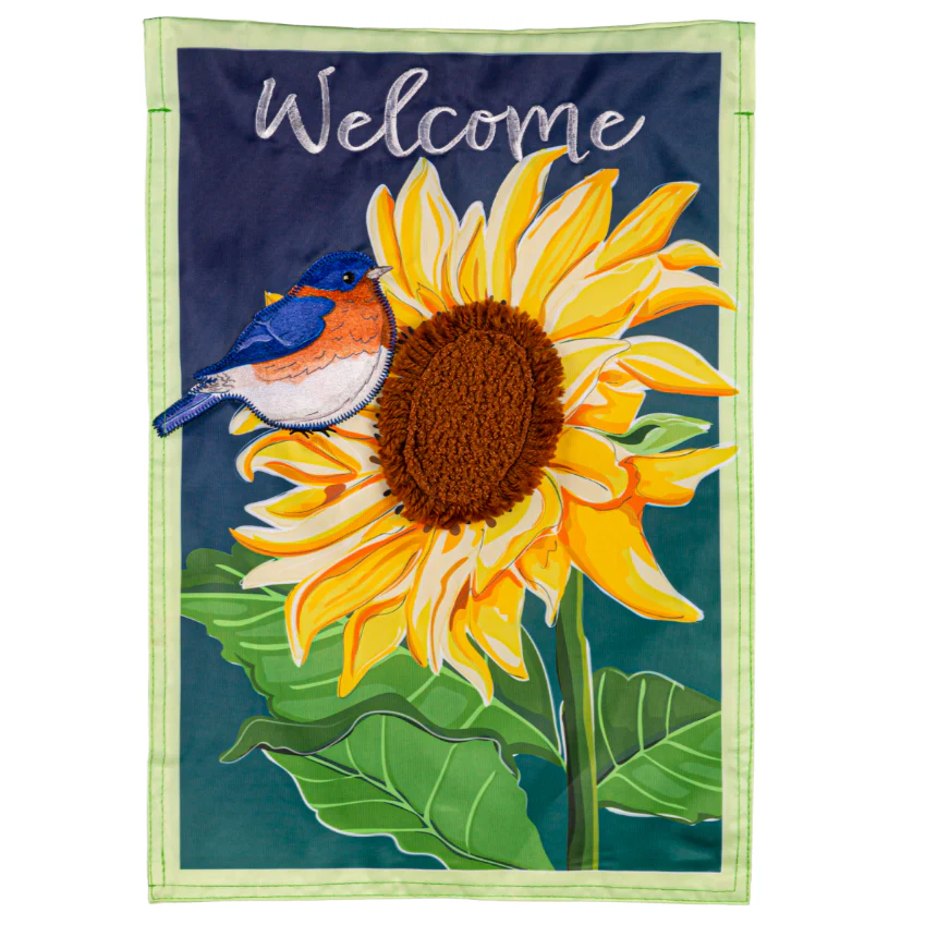 Evergreen "Welcome" Themed Garden Flags - 12.5" x 18" - Image 5