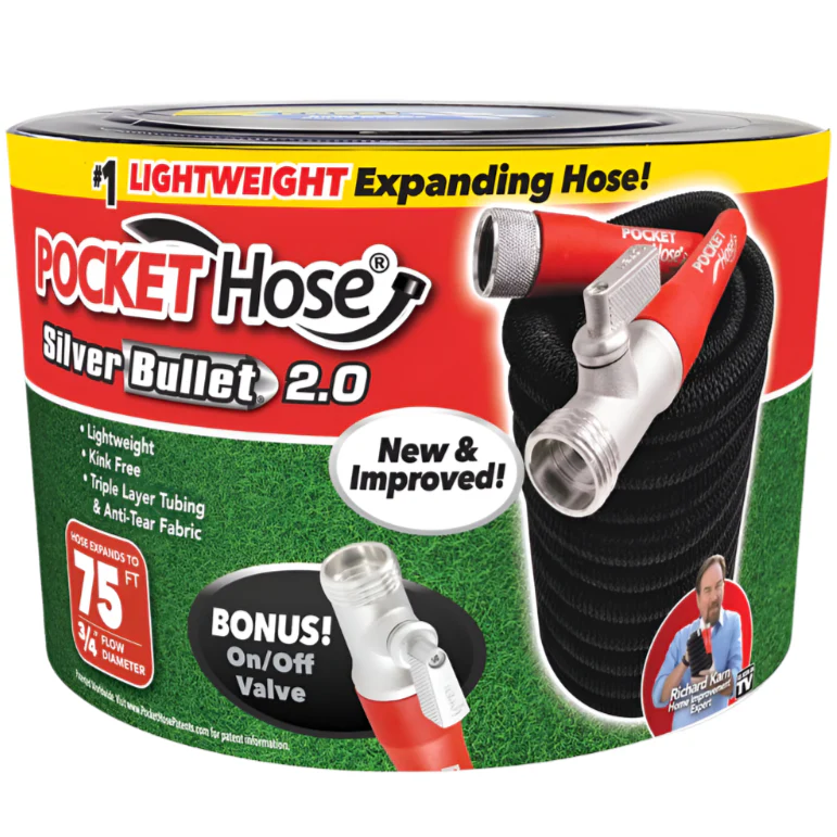 Pocket Hose Silver Bullet 2.0 3/4" Expandable Garden Hose - Image 4