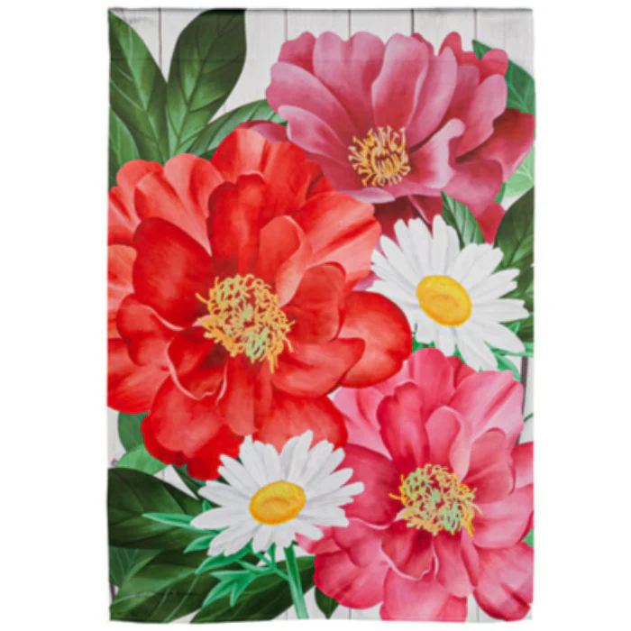 Evergreen Floral Themed House Flags - 28" x 44" - Image 5