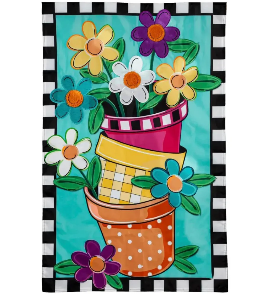 Evergreen Floral Themed House Flags - 28" x 44" - Image 8