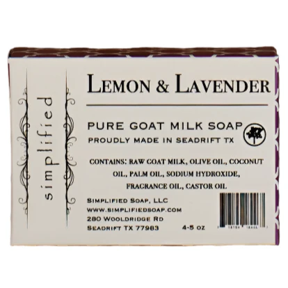 Simplified Soap Goat Milk Bar Soap - 5 oz. - Image 3