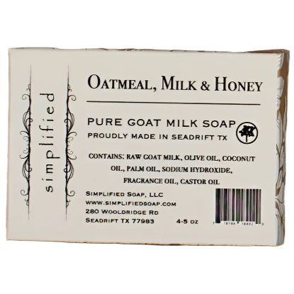 Simplified Soap Goat Milk Bar Soap - 5 oz. - Image 5
