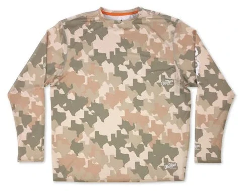 Old Tejas Camo Kid's UV Swim Shirt - Image 4