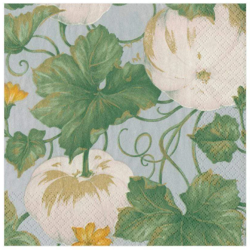 Caspari Heirloom Pumpkins Paper Napkins - Image 2