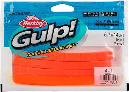 Berkley Gulp! 5.7" Scented "Surf Bytes" Bait Strips - 4 pc. - Image 3