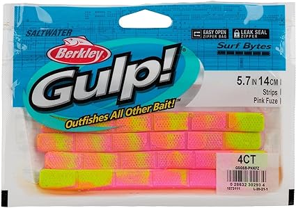 Berkley Gulp! 5.7" Scented "Surf Bytes" Bait Strips - 4 pc. - Image 5