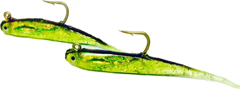 H&H Glass Minnow 1/8 oz. Double Rig Lures - Image 3